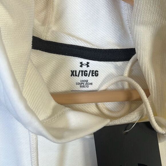 Under Armour Men's Project Rock Terry Short‎ Sleeve Hoodie 1378019- NWT- Men XL - Picture 5 of 7